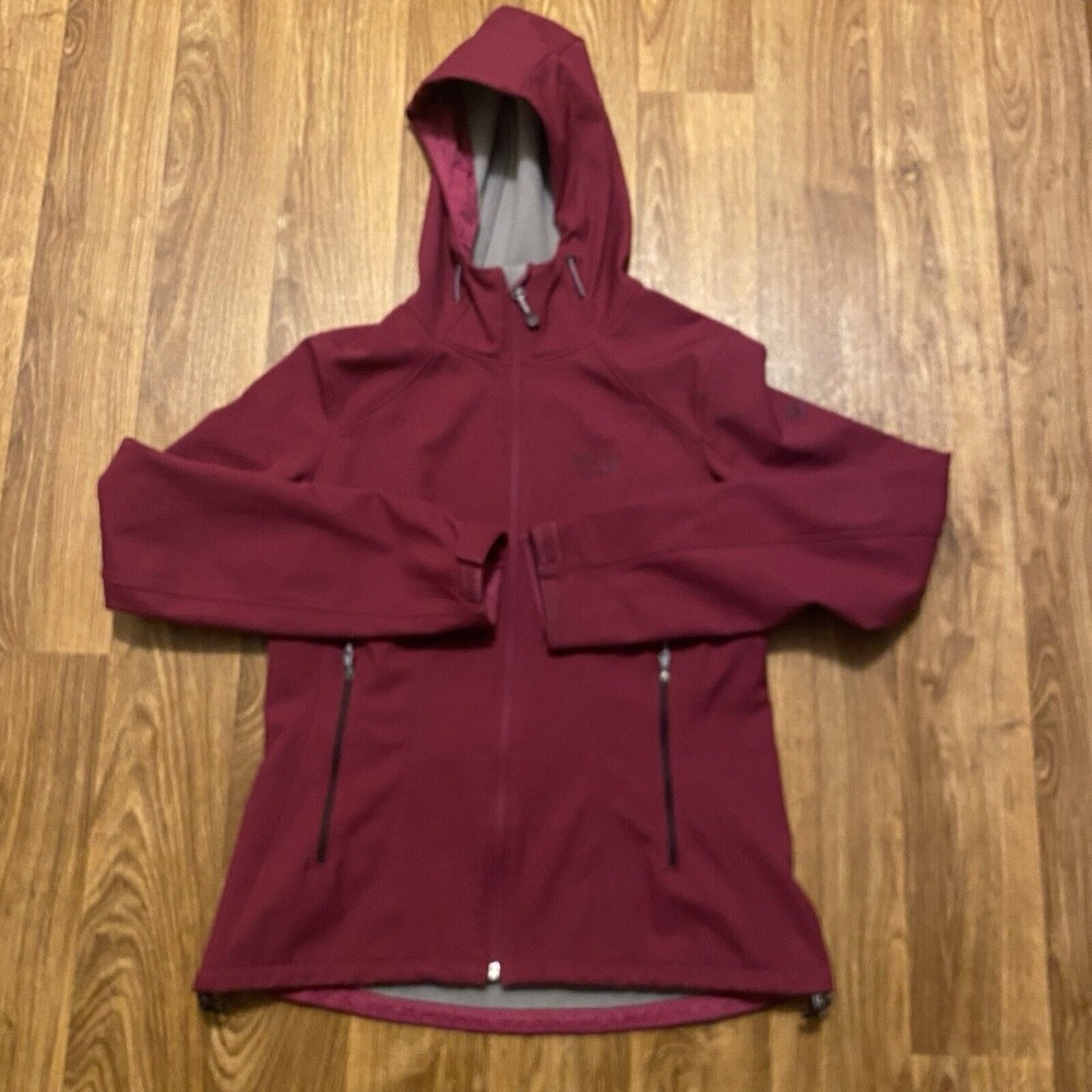 Mountain Hardwear Jacket Women Small Pink Full‎ Zip Hoodie Softshell